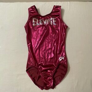 GK‎ Elite Gymnastics Leotard Kids Sleeveless Sparkle Elevate Pink